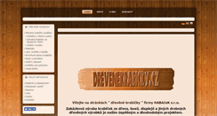 Desktop Screenshot of drevenekrabicky.cz